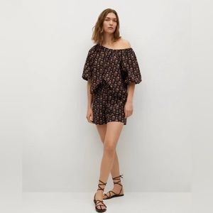 Mango patterned short set